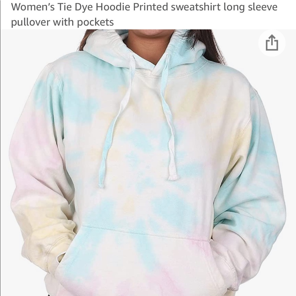 Woman’s tie dye hoodie